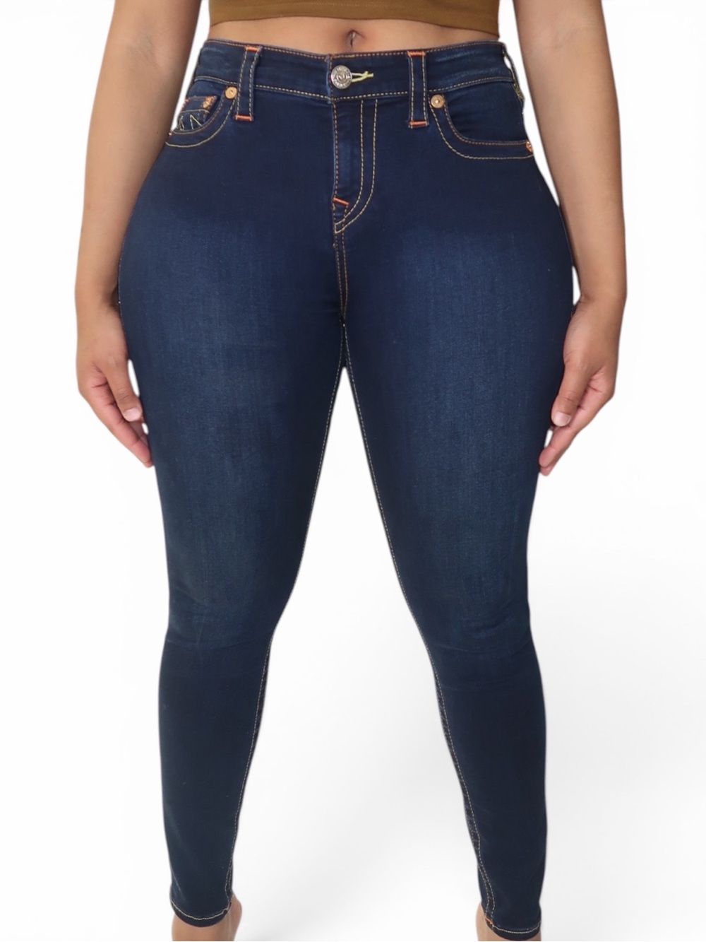 True Religion Dark Indigo Skinny Jeans